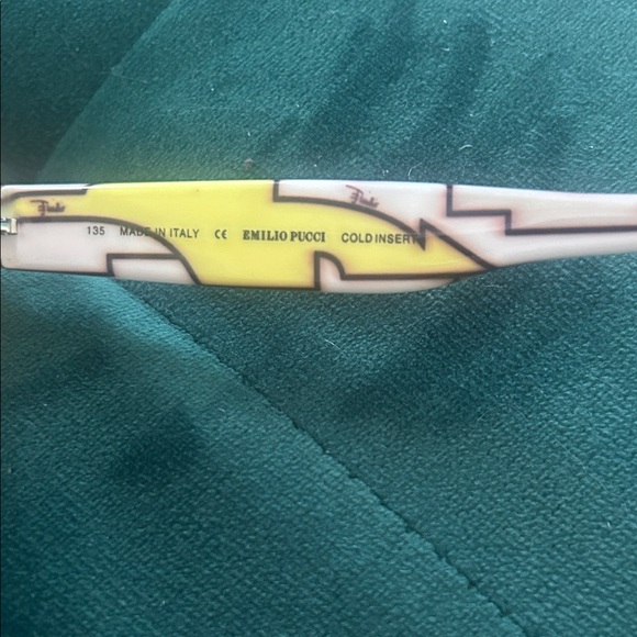 Emilio Pucci Yellow Sunglasses - Picture 2 of 6